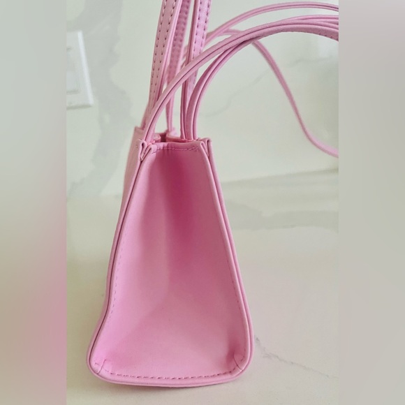TELFAR SMALL Bubblegum Shopping Bag. - Picture 5 of 7